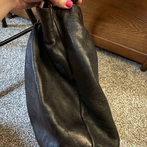 Juicy Couture Black Shoulder Bag with Gold Accents - Picture 9 of 15